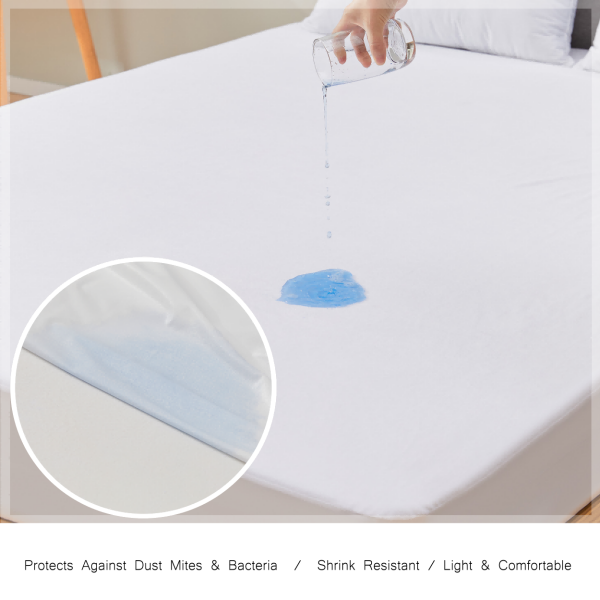 Premium cotton terry waterproof Mattress Protector-vinly free